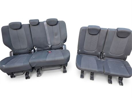 ​Factory Rear Passenger Removable Bench & Bucket Seats – Dark Grey Cloth