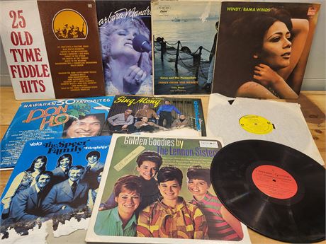 Assorted Popular Music and Gospel Record Collection