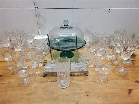 Elegant Crystal and Glassware Collection