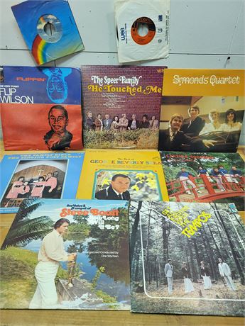 Gospel and Comedy Vinyl Record Collection