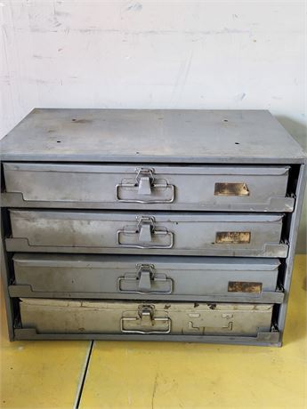 "The Fastener Centre" 4-Drawer Metal Hardware Cabinet