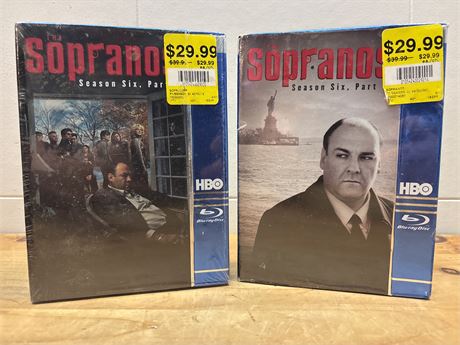 The Sopranos: Season Six (Part I & Part II) Blu-ray Bundle - Brand New & Sealed