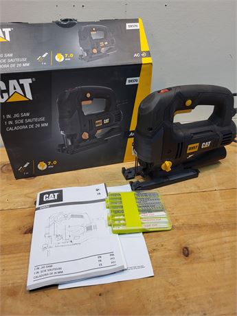 Cat DX57U 7.0 Amp Jig Saw with Blade Set and Manual