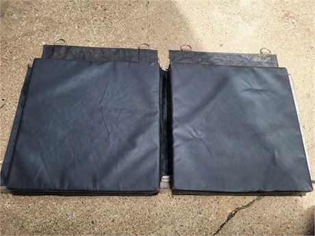 Protective Black Padded Mat Pair