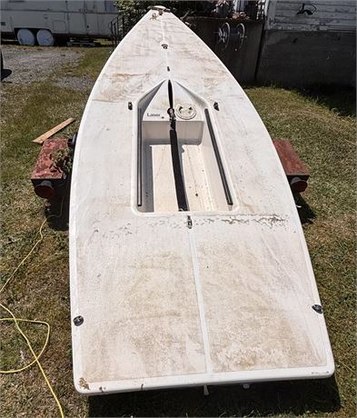 1985 Laser 14' Sailboat with Trailer