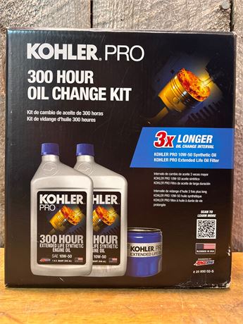 Kohler Pro 300 Hour Oil Change Kit - SAE 10W-50