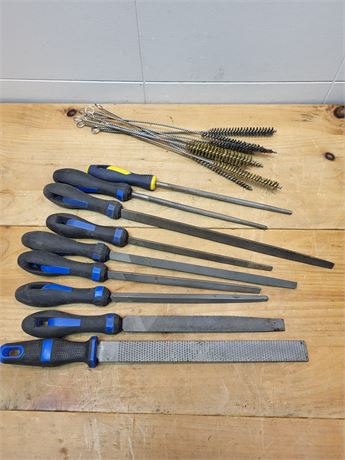 Assorted Files and Cleaning Brushes