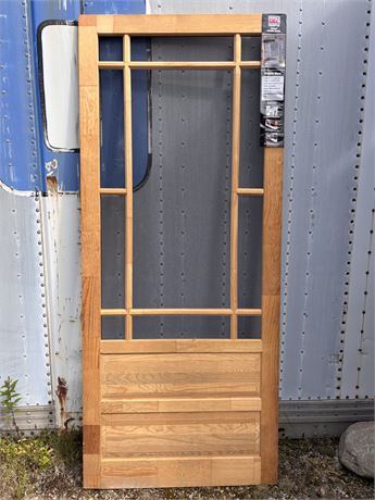 Prairie View Wood Screen Door