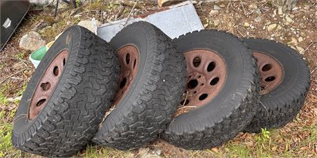 Set of (4) BFGoodrich All-Terrain T/A KO Tires on Steel Rims