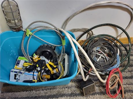 Assorted Electrical Supplies and Hardware