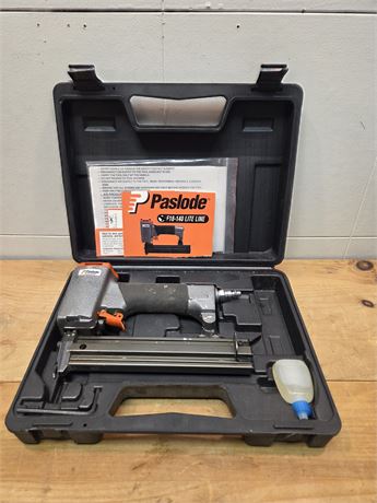 Paslode F18-140 Lite Line Pneumatic Brad Nailer with Case