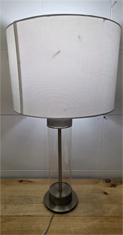 Modern 28.5" Glass Cylinder Table Lamp 5