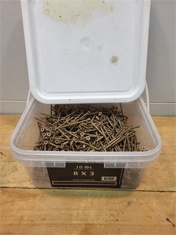 10 lbs Deck Screws (8 x 3 Inch)