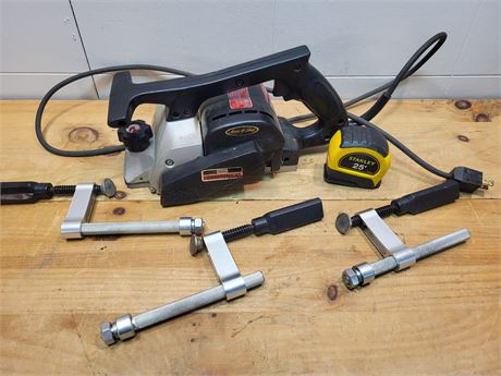 Craftsman Electric Planer and Clamp Set