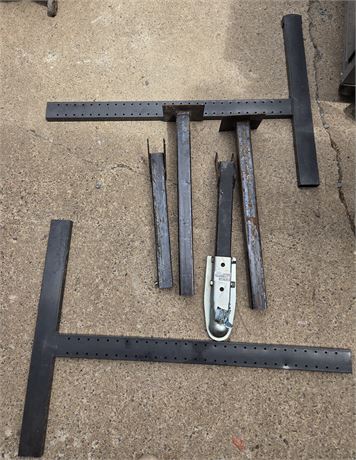 Power Fist 2" Trailer Coupler & Assorted Steel Fabrication Parts