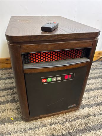 Duraflame 1500W Infrared Quartz Cabinet Heater w/ Remote